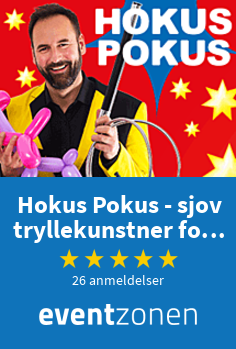 Hokus Pokus - sjov tryllekunstner for børn, tryllekunstner fra København